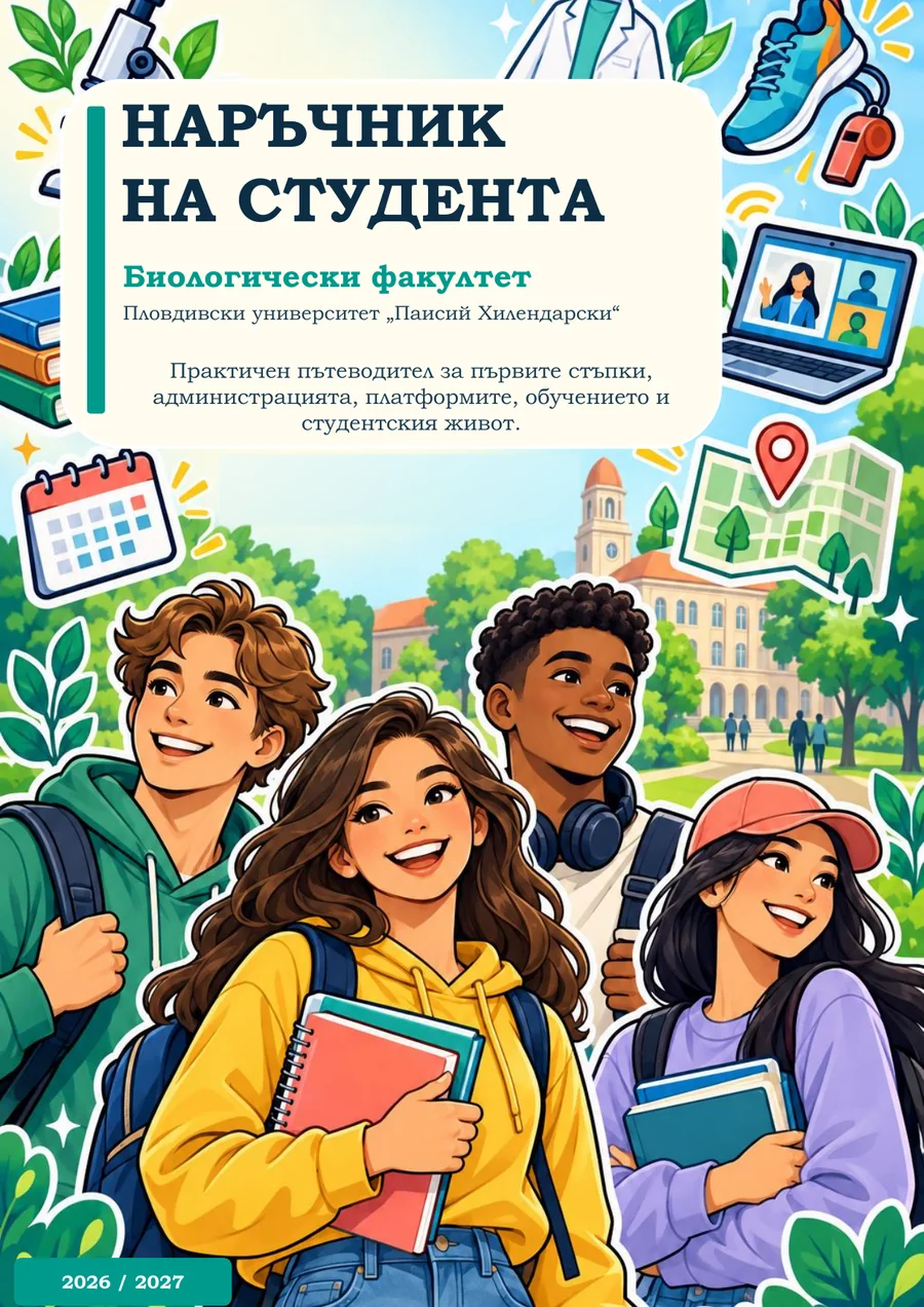 Заглавна корица на Наръчник на студента
